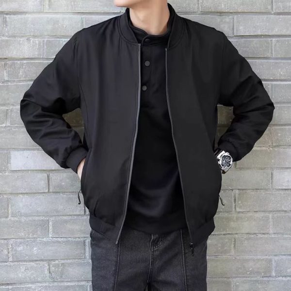 DOFUNIX Men's Classic Bomber Jacket – Timeless Style and Comfort